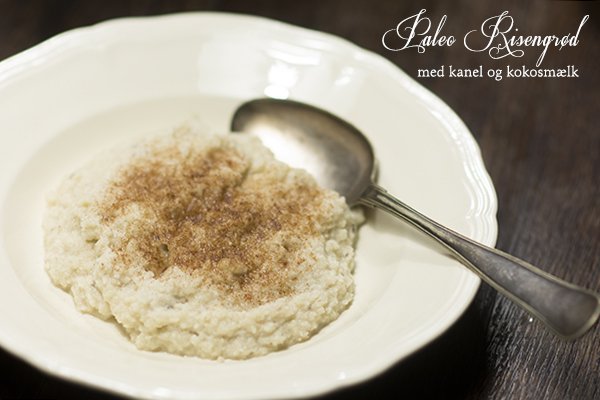 Paleo risengrød // paleo “rice” pudding